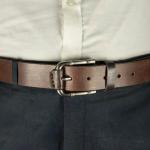 HERITAGE - Rustic Texture Men's Leather Belt
